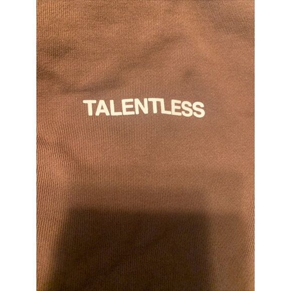 Talentless Womens Solid Brown Long Sleeve Sweatshirt Sweater Xs - Picture 2 of 4